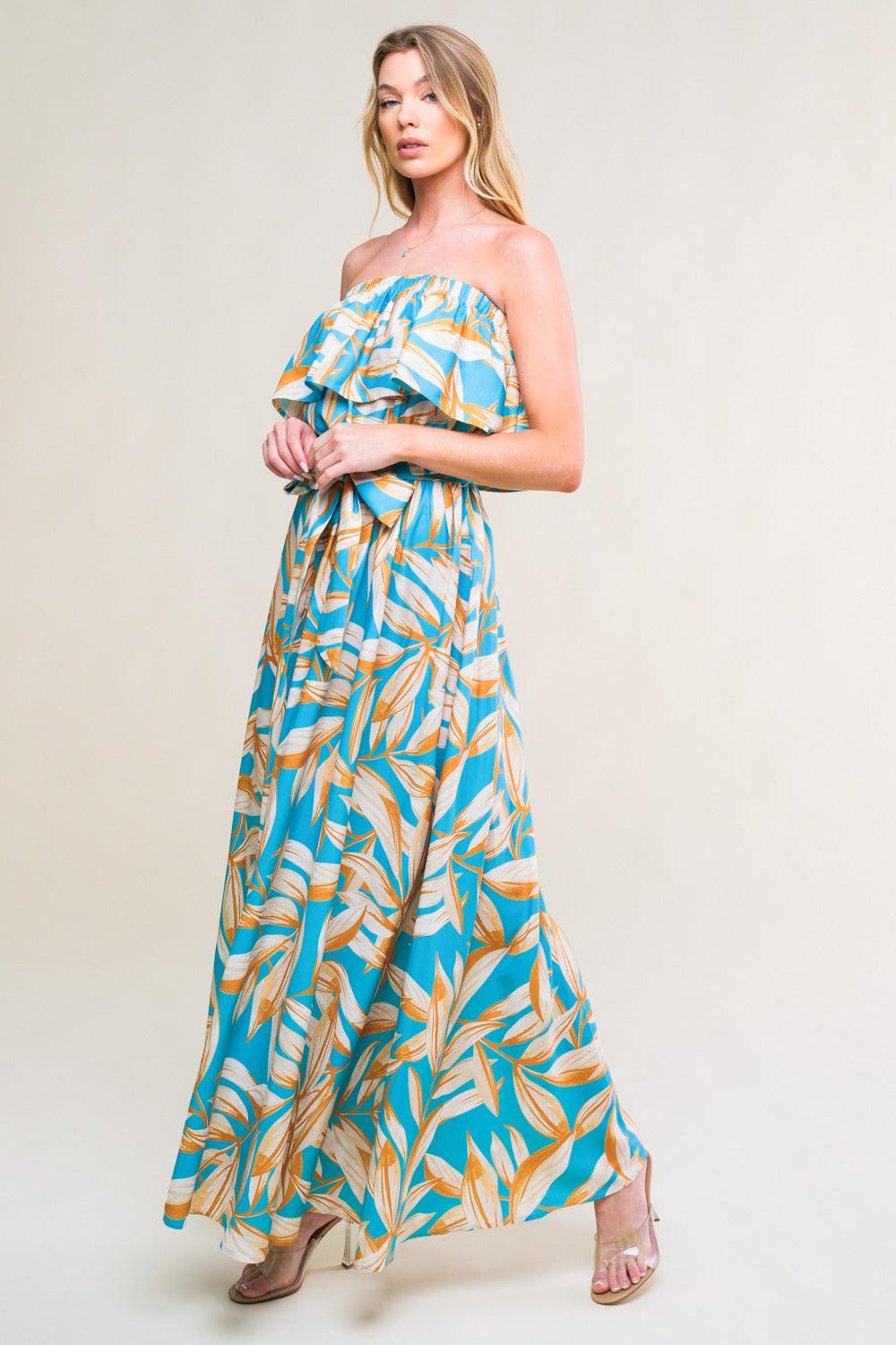 Blossom in Time Woven Midi Dress