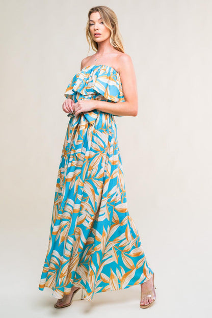 Blossom in Time Woven Midi Dress