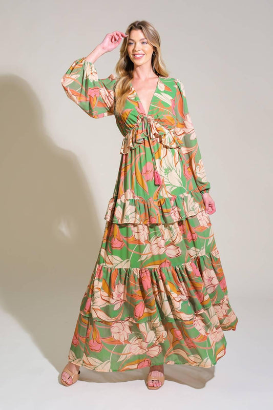Grace in Every Step Woven Maxi Dress