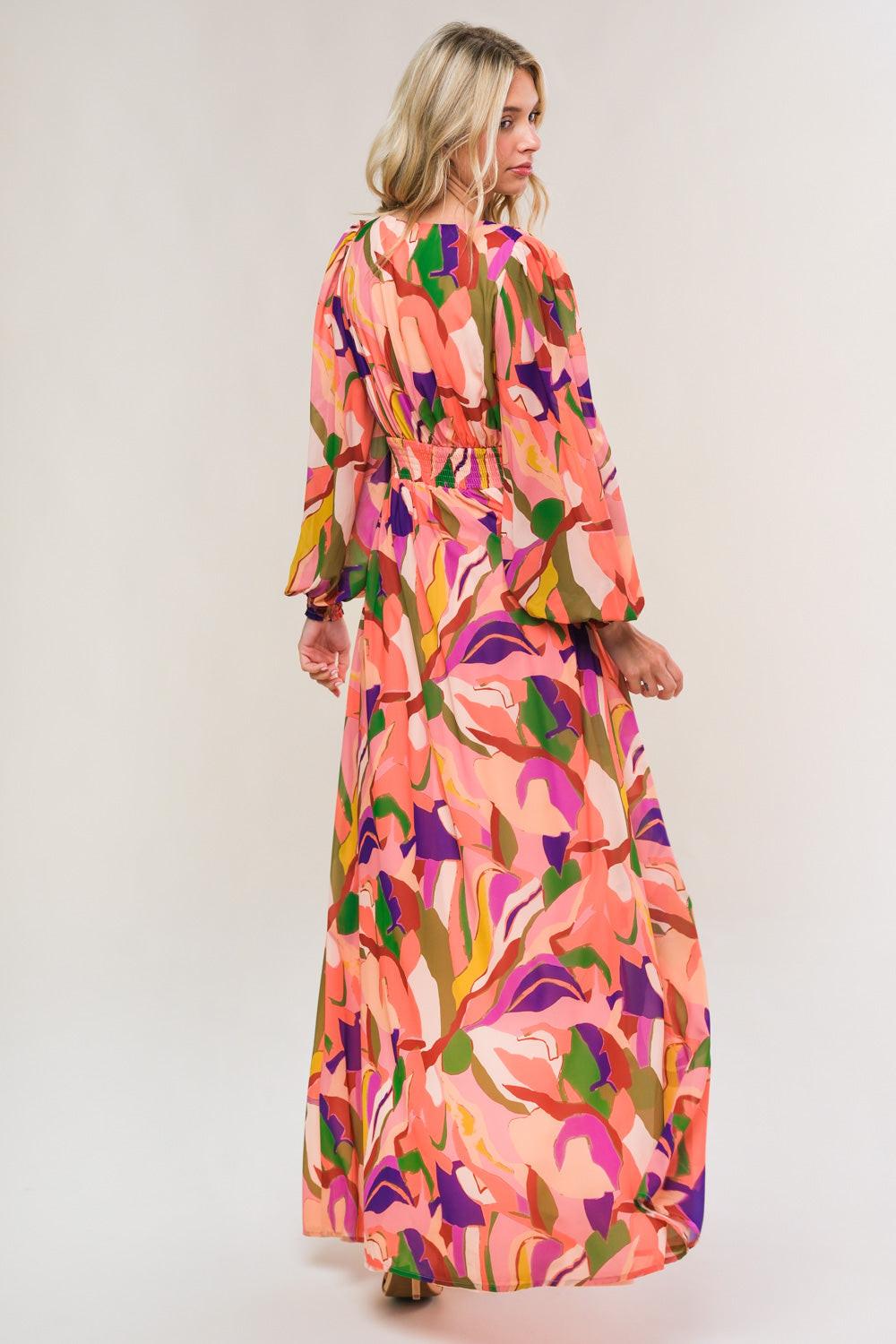 Over and Over Woven Maxi Dress