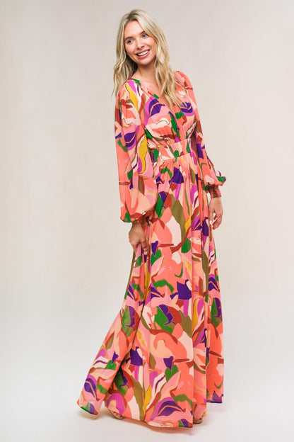 Over and Over Woven Maxi Dress