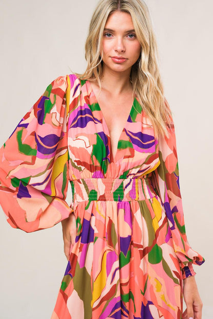 Over and Over Woven Maxi Dress