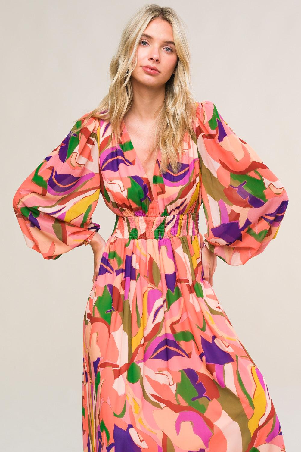 Over and Over Woven Maxi Dress