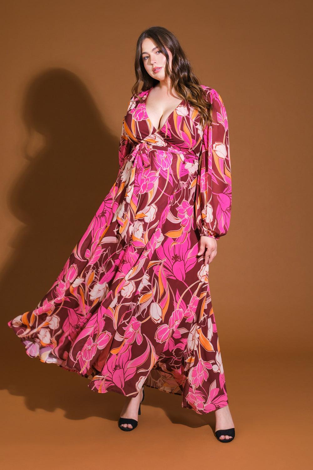 Lush Haven Woven Maxi Dress