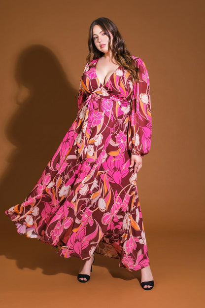 Lush Haven Woven Maxi Dress