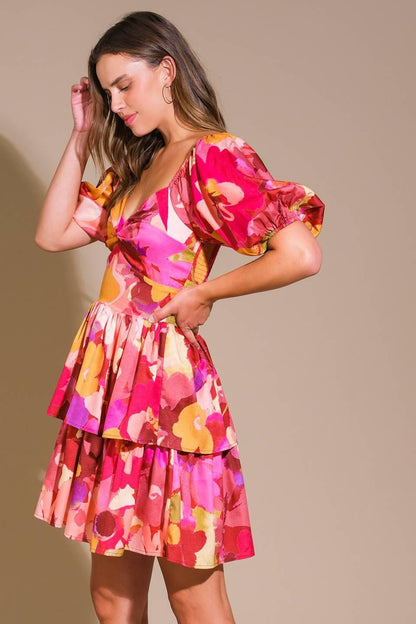 Whimsical Beauty Woven Mini Dress