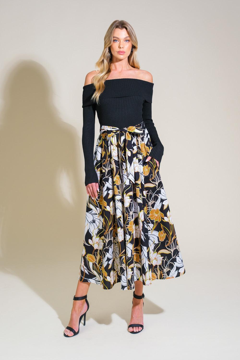 Twist on Timeless Woven Midi Dress