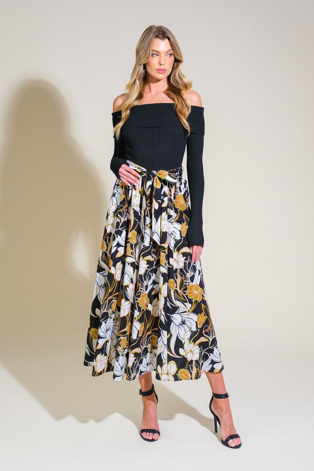 Twist on Timeless Woven Midi Dress