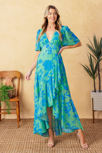 Forever Daydreaming Woven Midi Dress