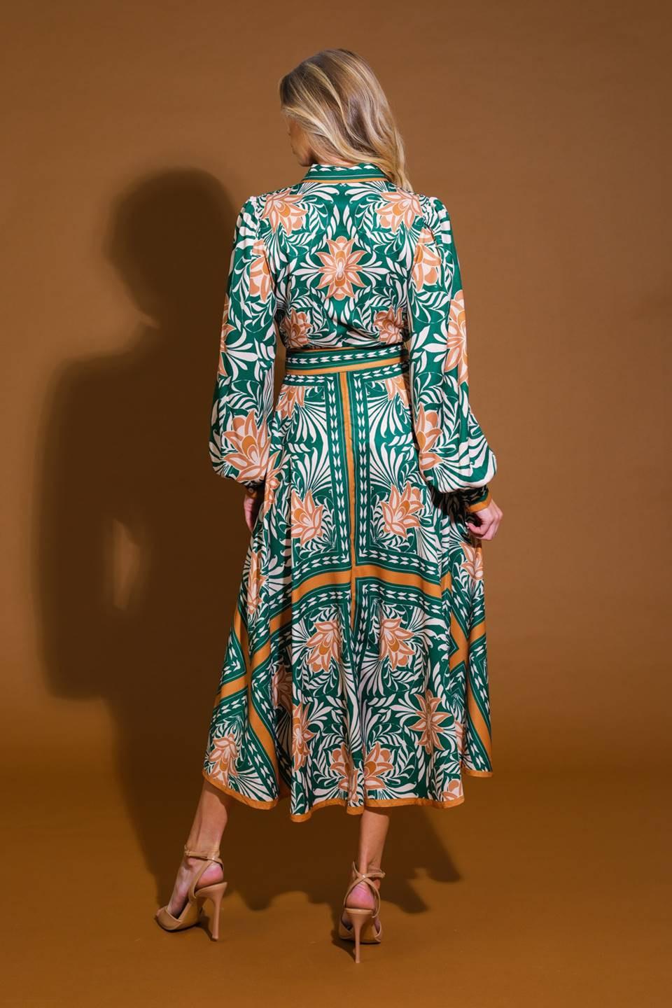 Love Espresso Woven Midi Dress
