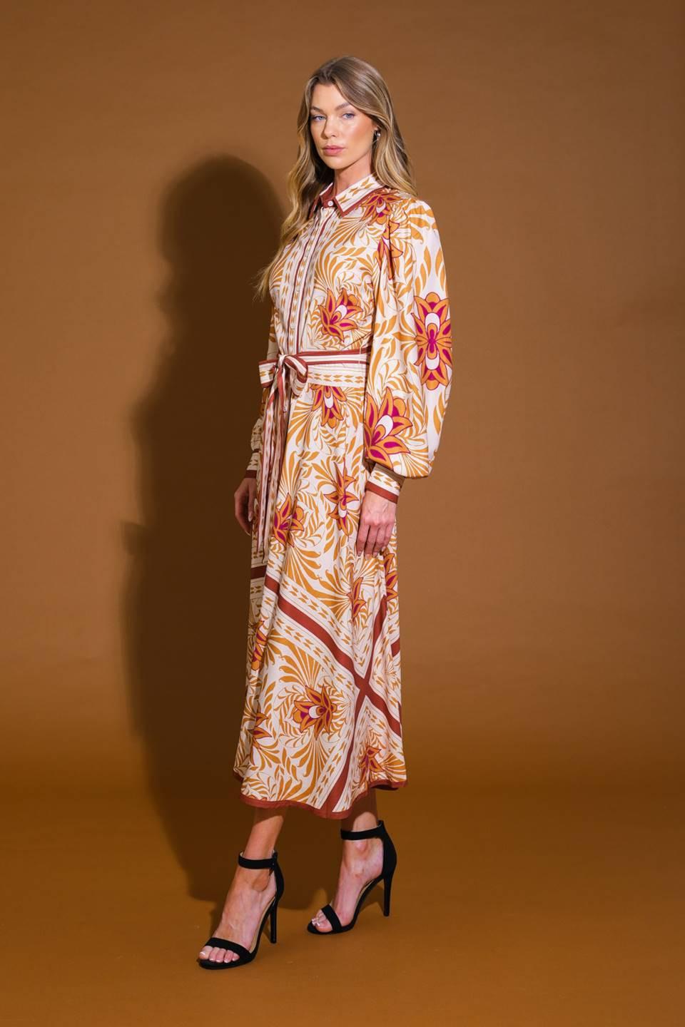 Love Espresso Woven Midi Dress