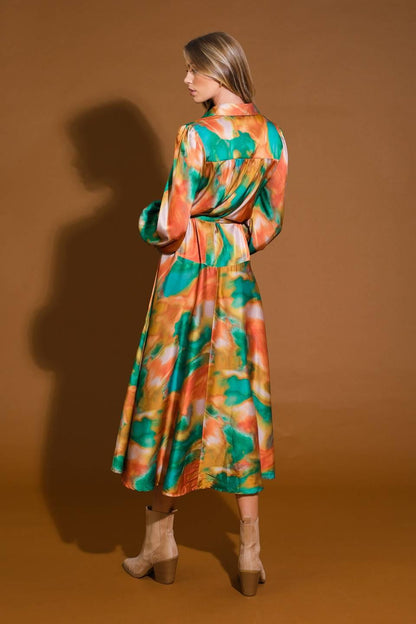 Wanna Be Loved Woven Midi Dress