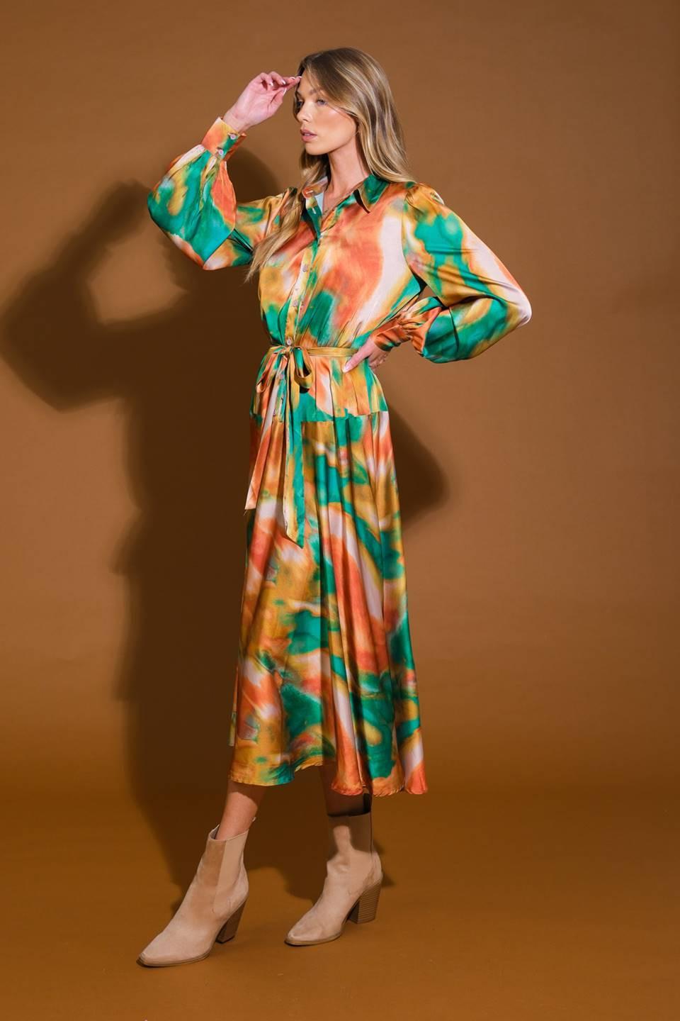 Wanna Be Loved Woven Midi Dress