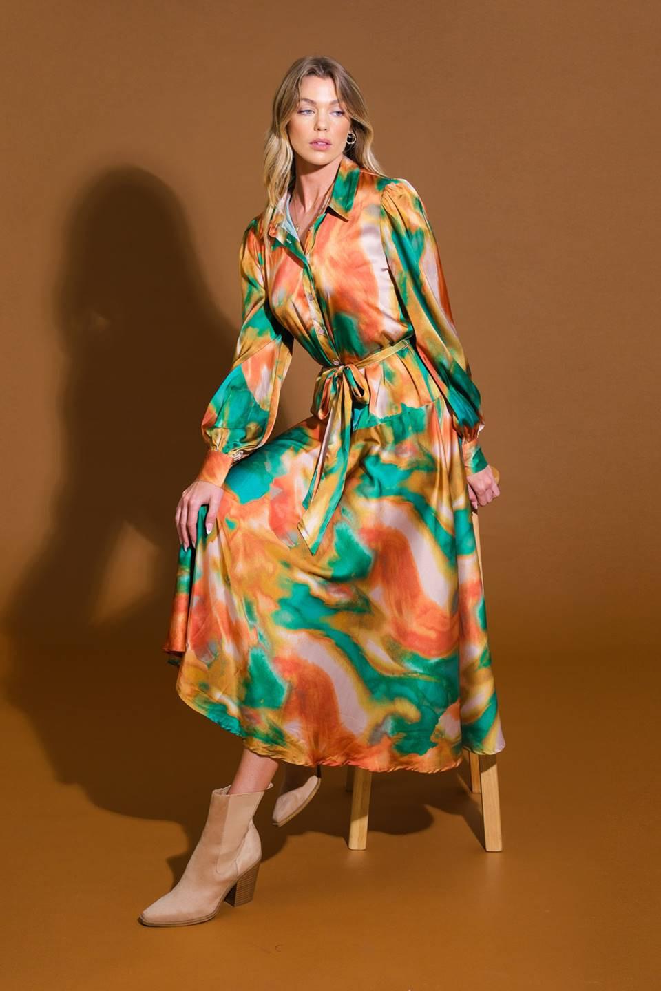 Wanna Be Loved Woven Midi Dress