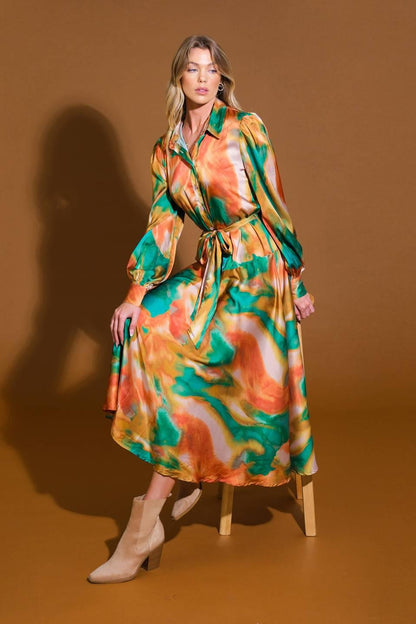 Wanna Be Loved Woven Midi Dress