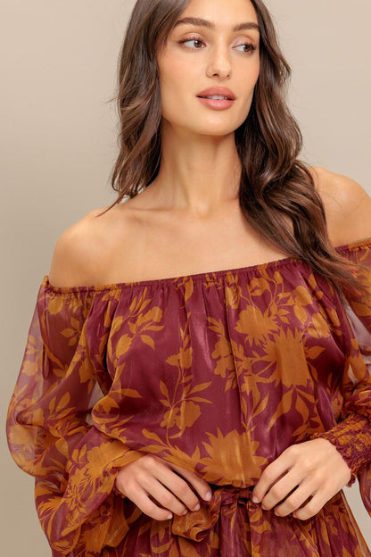 Petal Mist Woven Mini Dress
