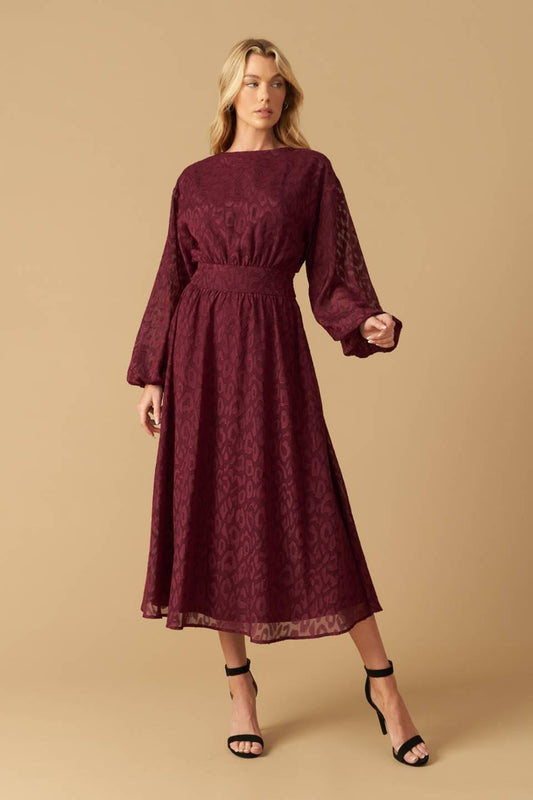 Too Good to Be True Woven Midi Dress