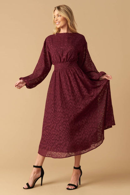 Too Good to Be True Woven Midi Dress