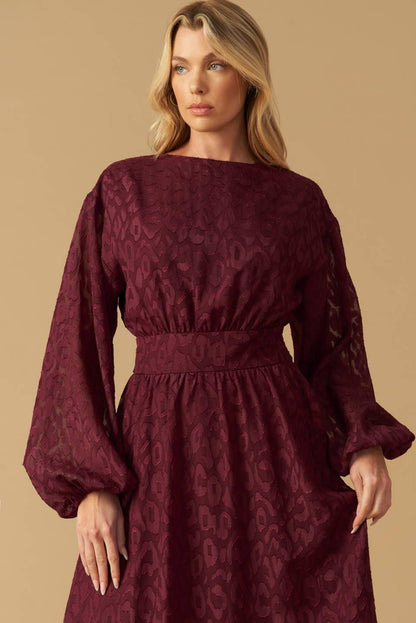 Too Good to Be True Woven Midi Dress