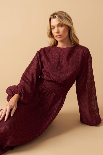 Too Good to Be True Woven Midi Dress