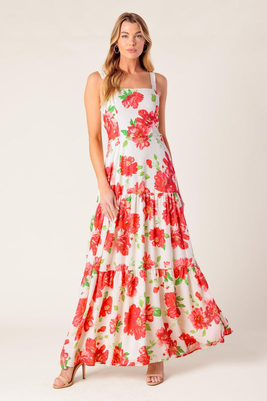 Lost in the Details Woven Maxi Dress