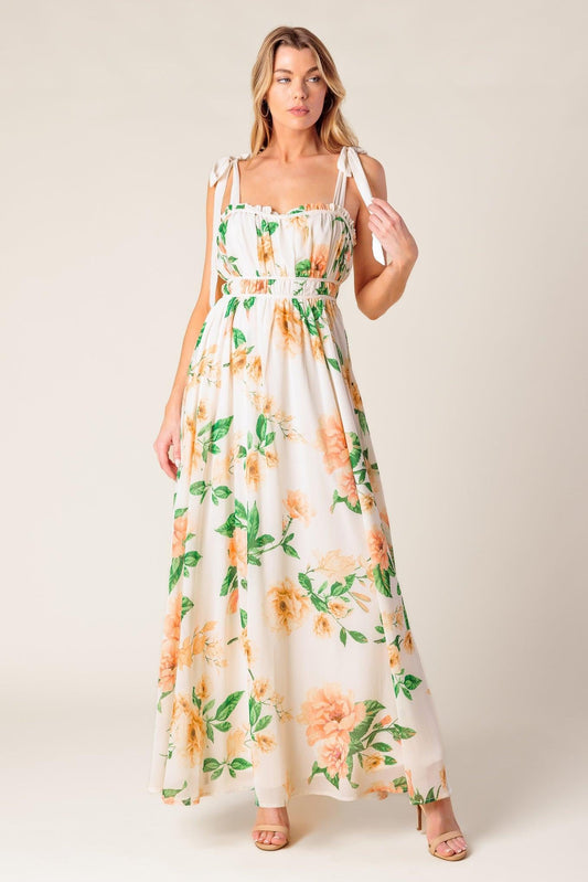 A Perfect Match Woven Maxi Dress