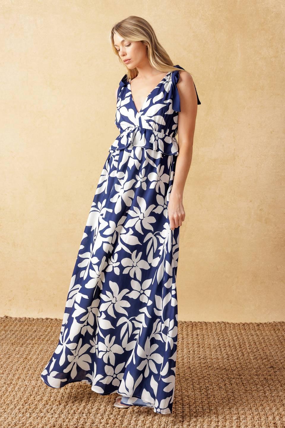 Twilight Venture Woven Maxi Dress