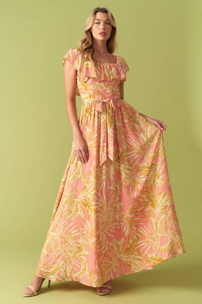 The Art of Balance Woven Midi Dress