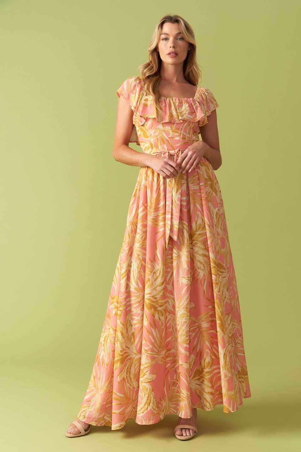 The Art of Balance Woven Midi Dress