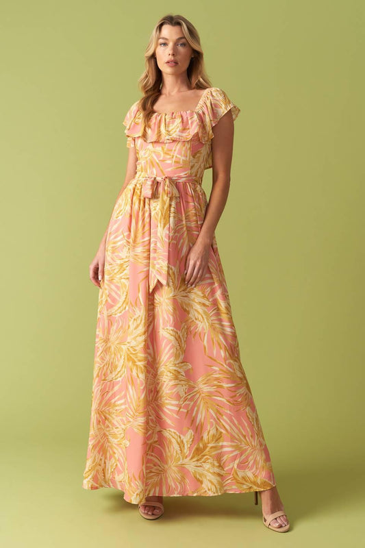 The Art of Balance Woven Midi Dress