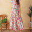 IVORY/PINK FLORAL