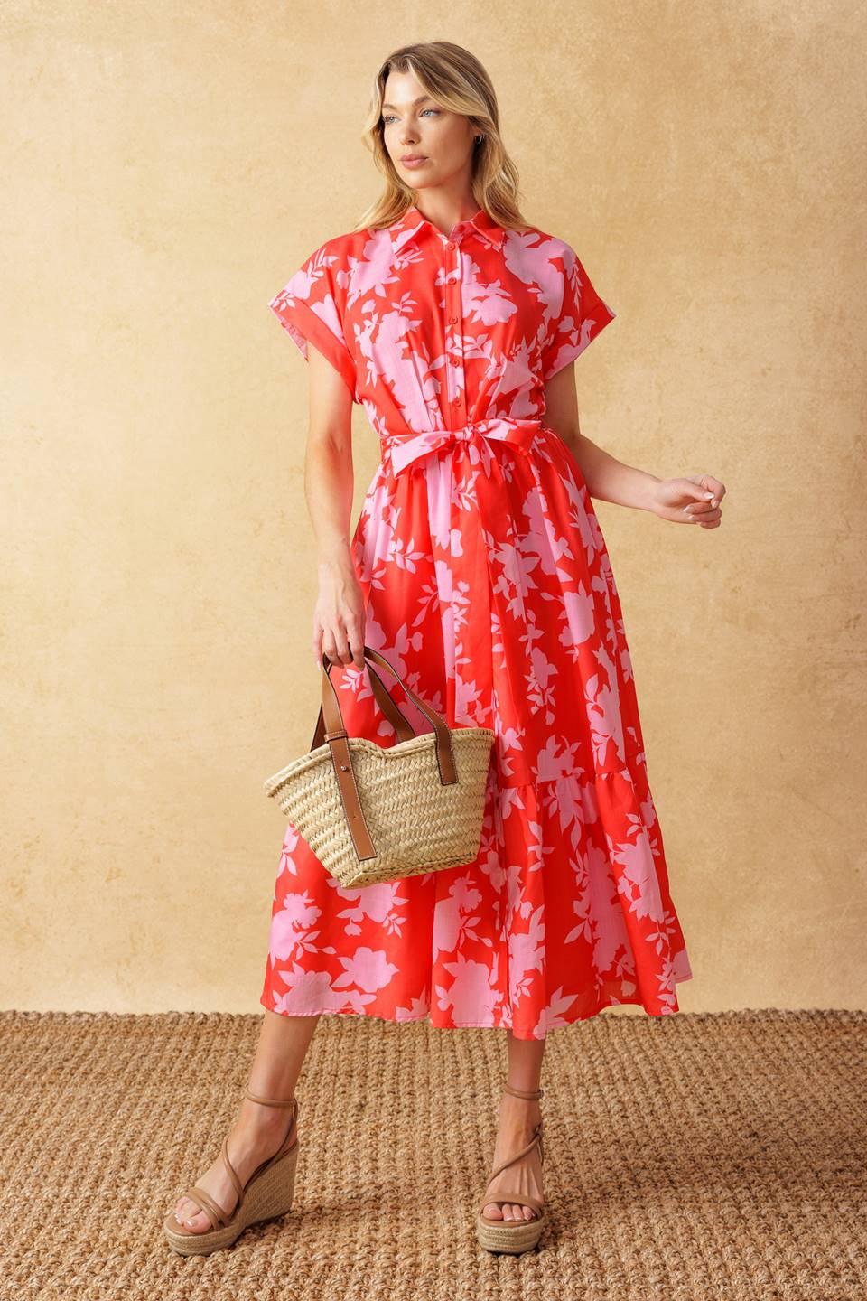 Make it Count Woven Midi Dress