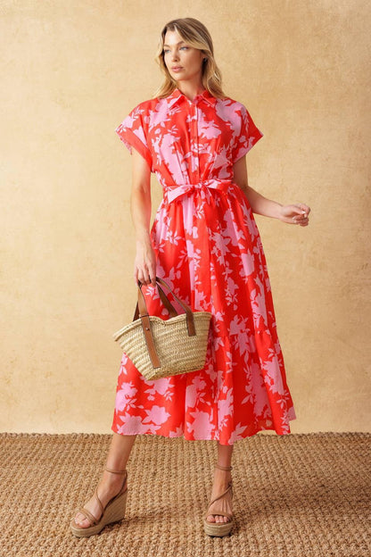 Make it Count Woven Midi Dress