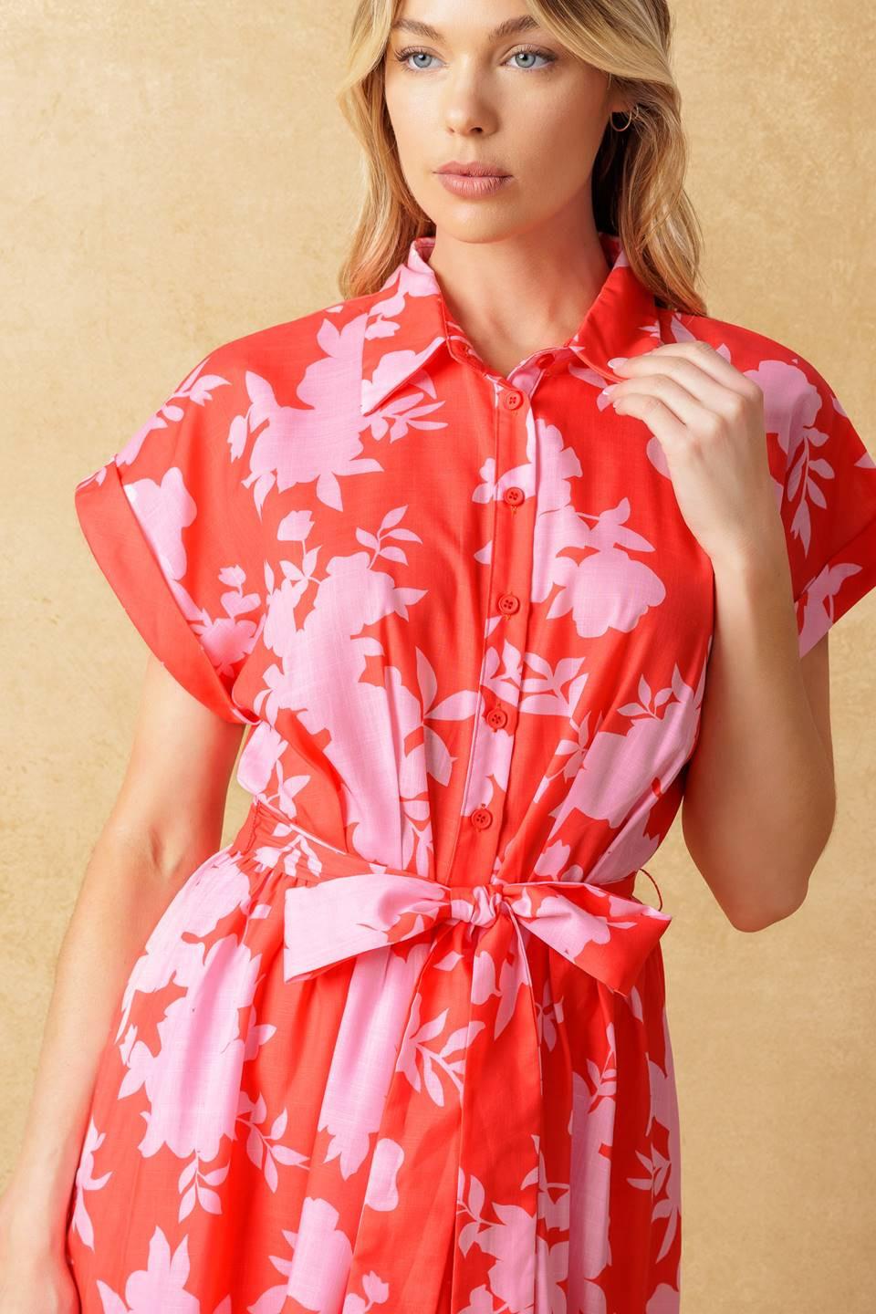 Make it Count Woven Midi Dress