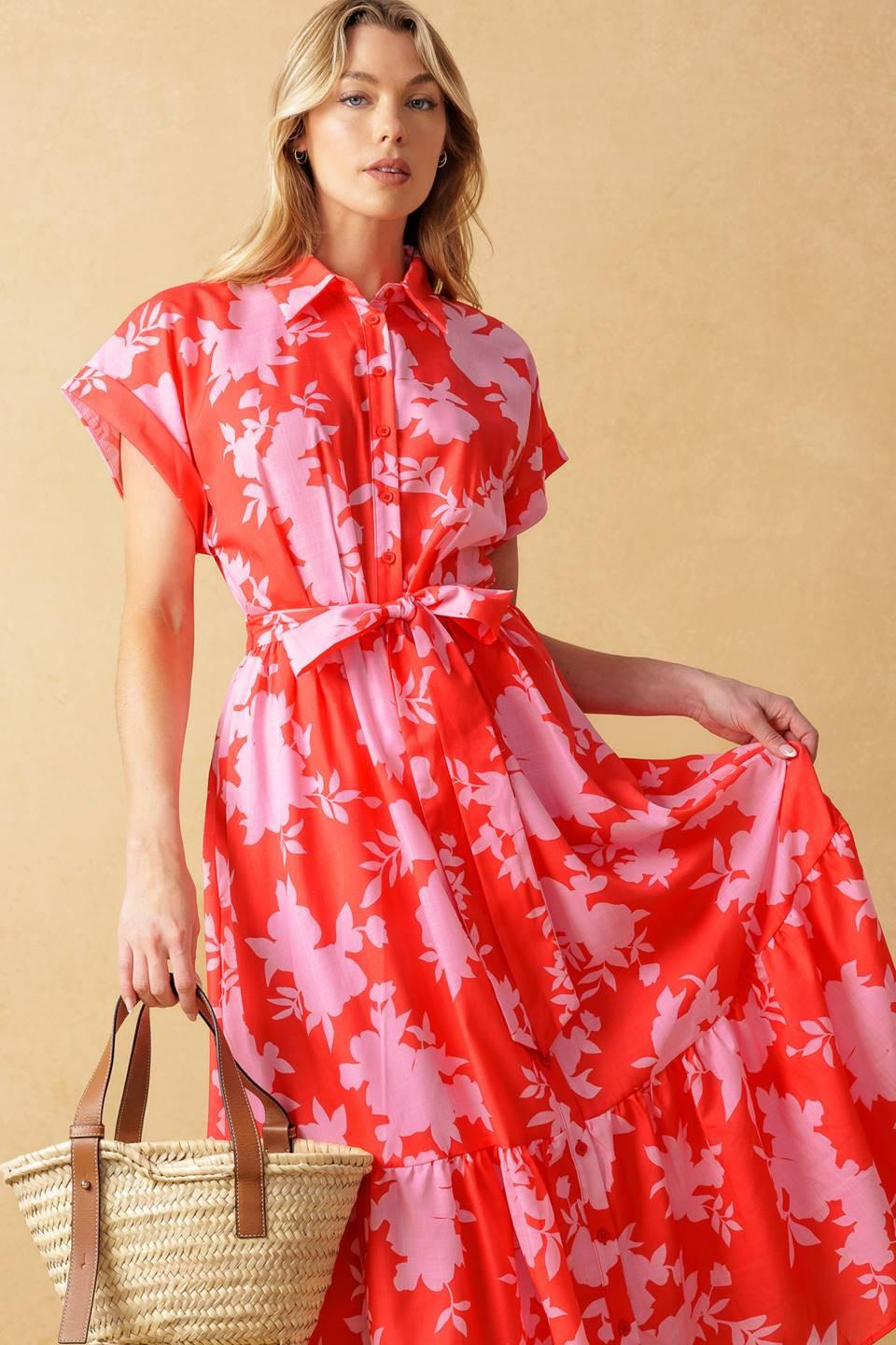 Make it Count Woven Midi Dress