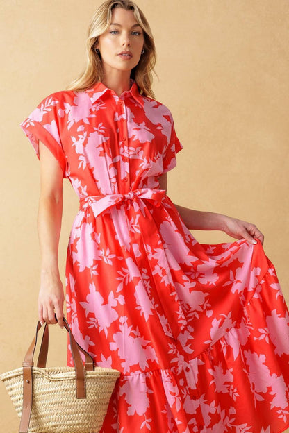 Make it Count Woven Midi Dress