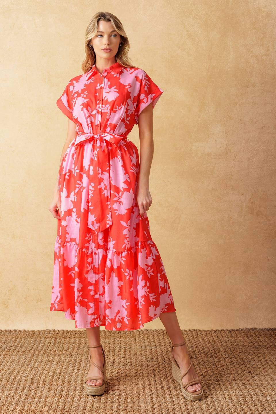 Make it Count Woven Midi Dress