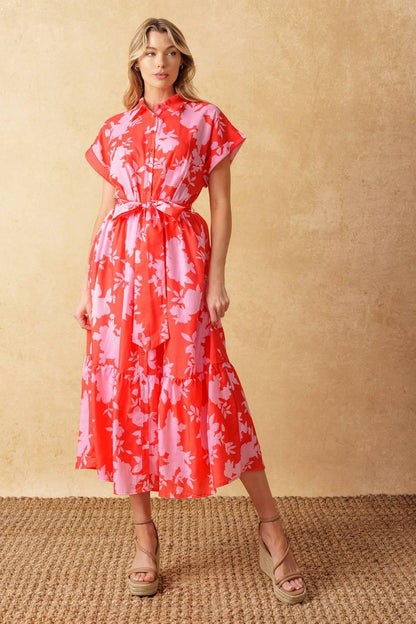 Make it Count Woven Midi Dress