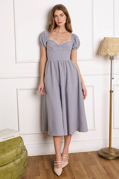 It's My Day Woven Midi Dress