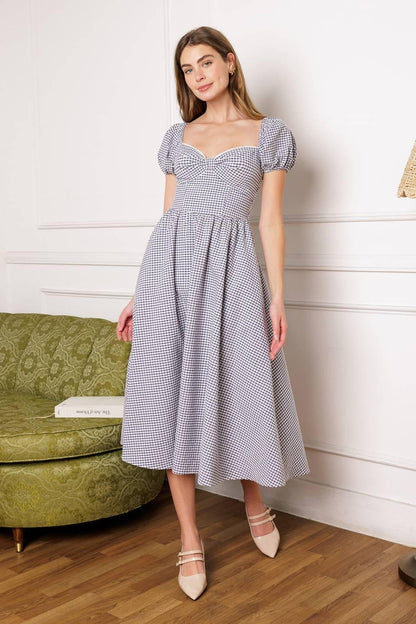 It's My Day Woven Midi Dress