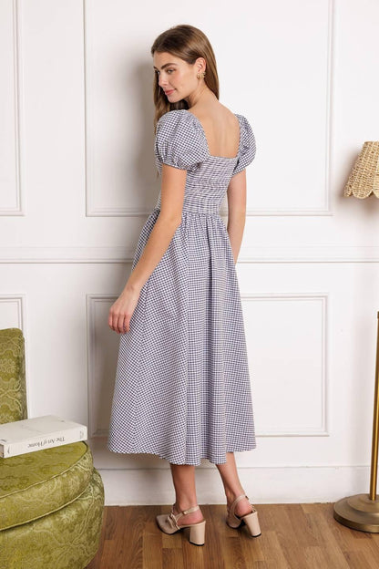 It's My Day Woven Midi Dress