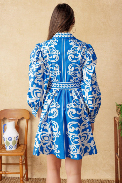 Moonstone Dreams Woven Mini Dress