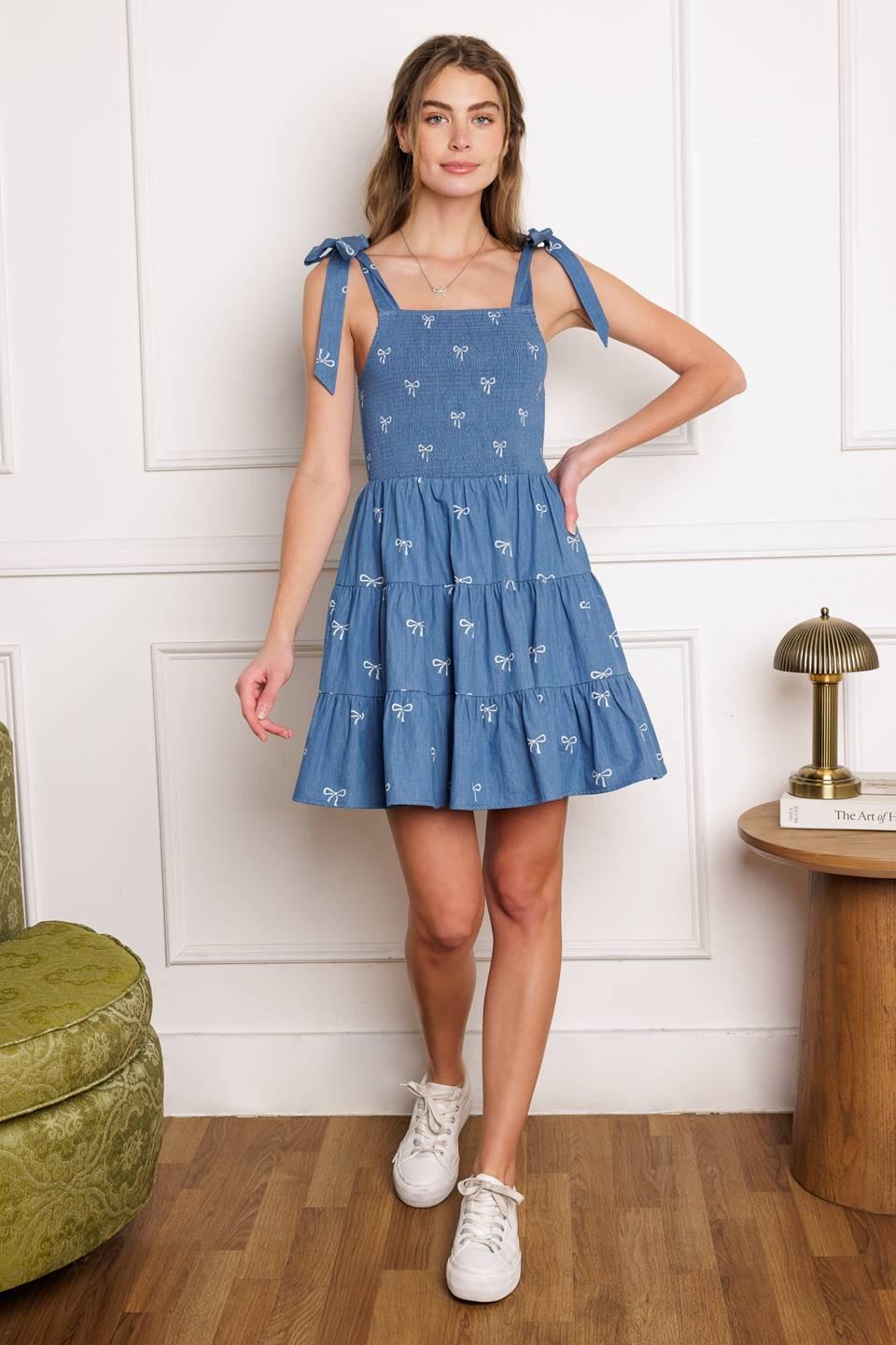 Dusk Enchantment Woven Mini Dress