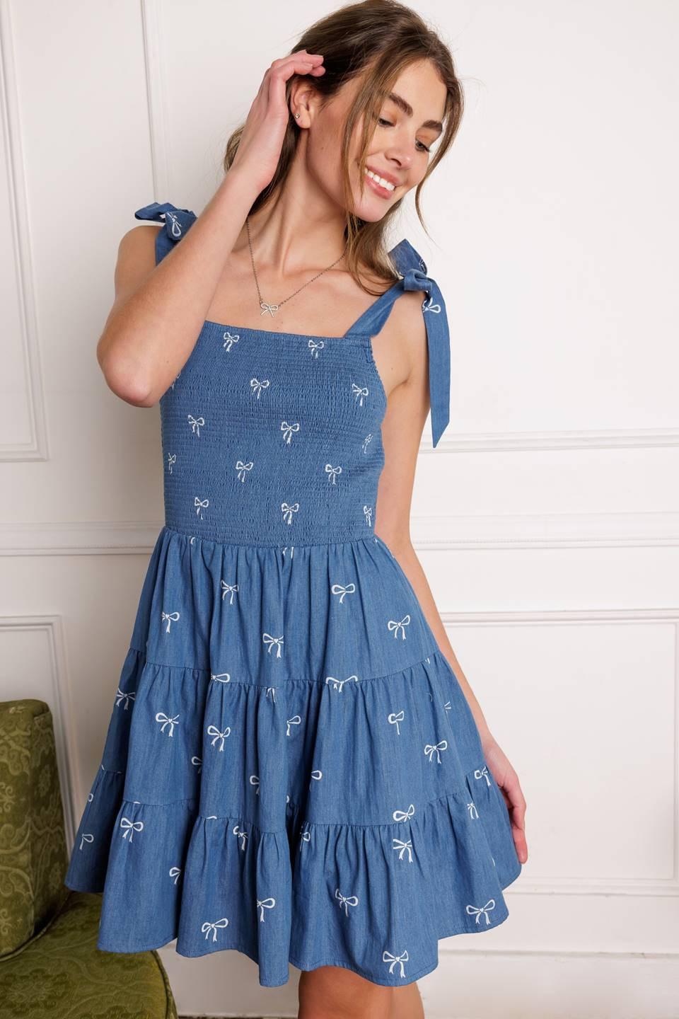 Dusk Enchantment Woven Mini Dress