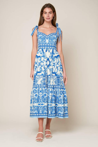 The Garden's Secret Woven Midi Dress