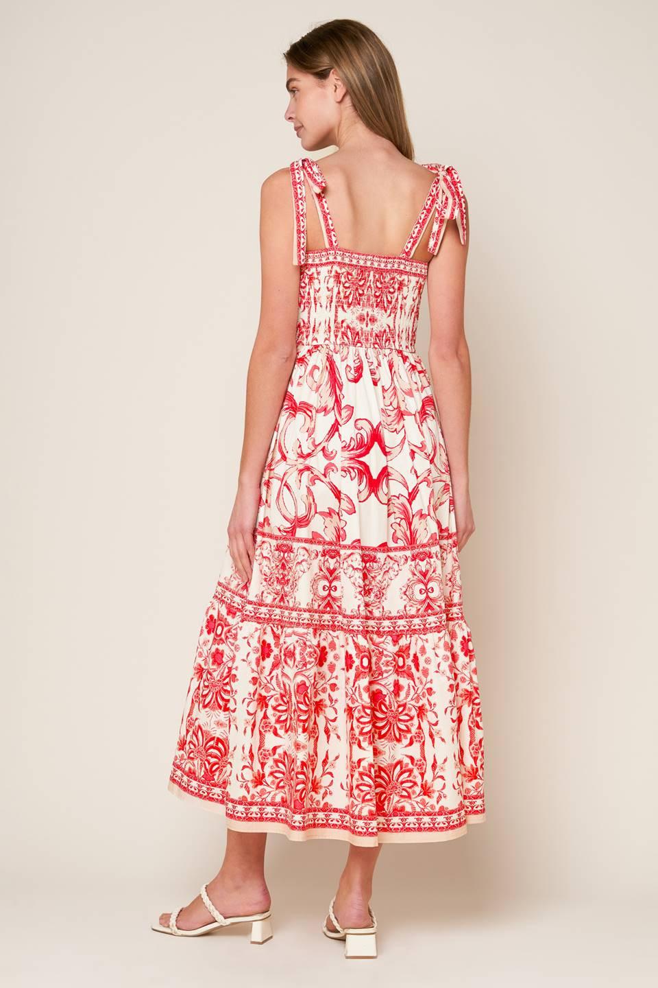 The Garden's Secret Woven Midi Dress