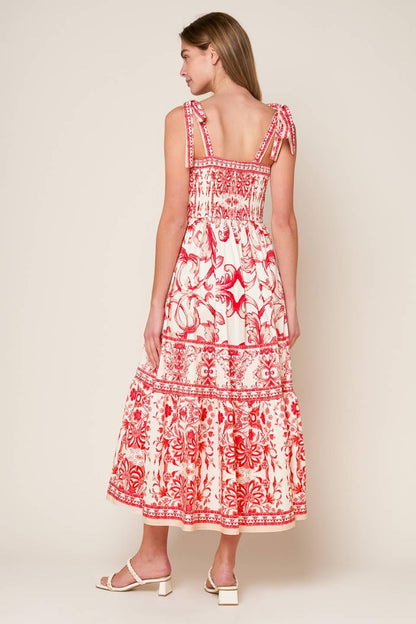 The Garden's Secret Woven Midi Dress