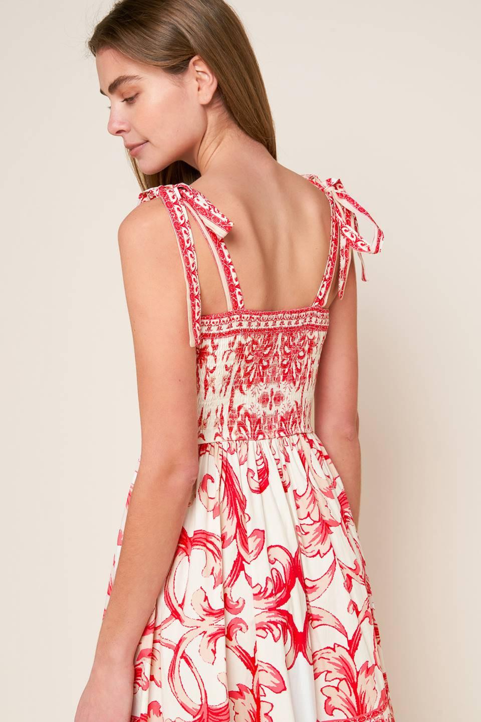 The Garden's Secret Woven Midi Dress