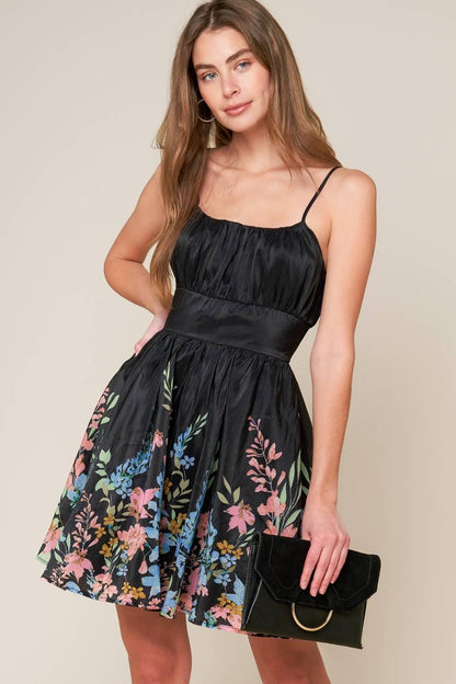 With the Tide Woven Mini Dress