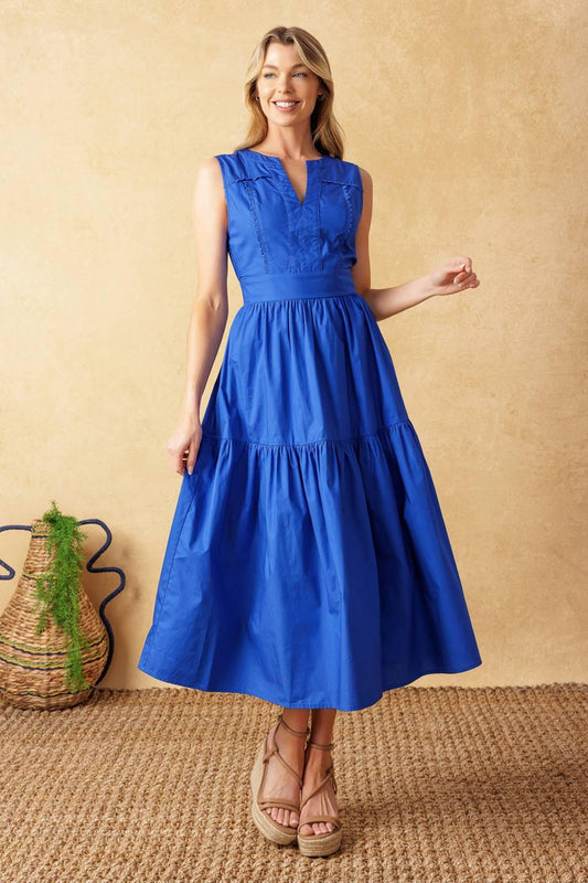Mystic Mirage Woven Midi Dress